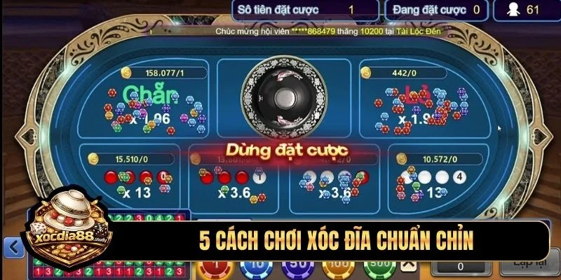 5 cách chơi xóc đĩa chuẩn chỉn
