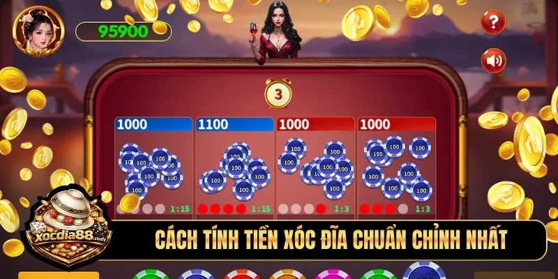 Cách tính tiền xóc đĩa chuẩn chỉnh nhất