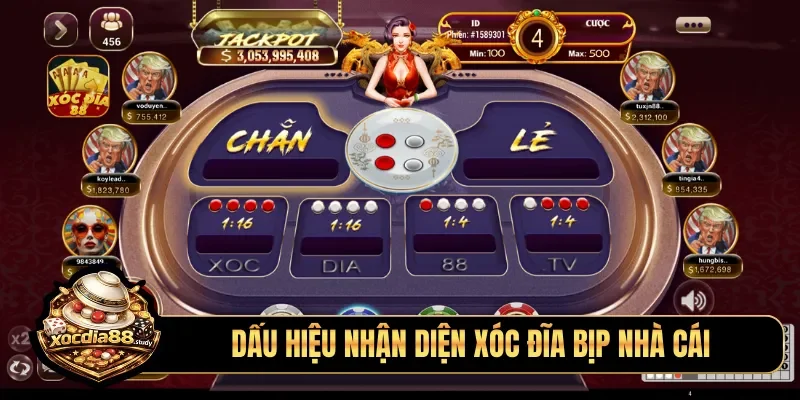 Dấu hiệu nhận diện xóc đĩa bịp nhà cái