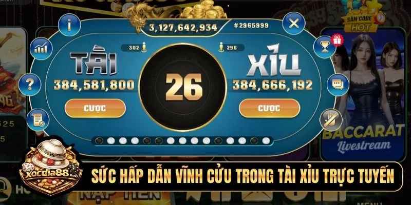 Sức hấp dẫn vĩnh cửu trong tài xỉu trực tuyến