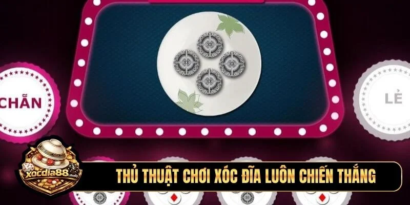 Thủ thuật chơi xóc đĩa luôn chiến thắng