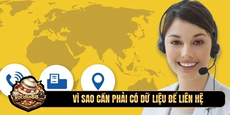 Vì sao cần phải có dữ liệu để liên hệ